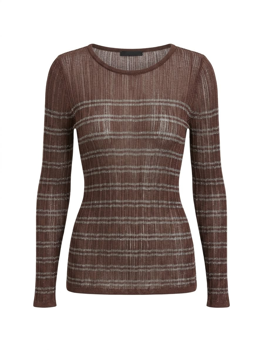 Blusa de Tricot Plissado
