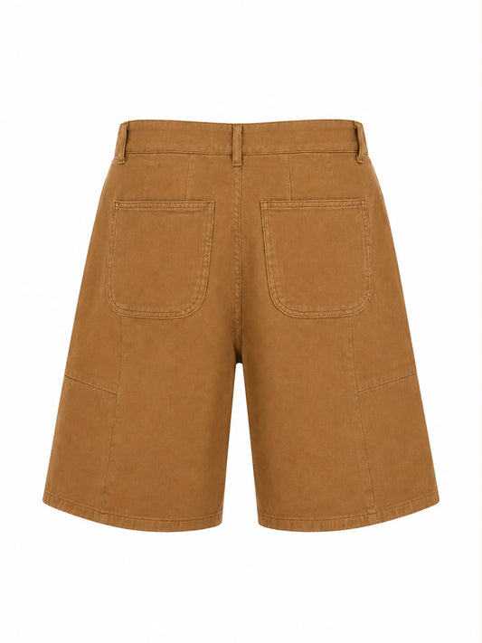 Short Sarja Recortes Bolso
