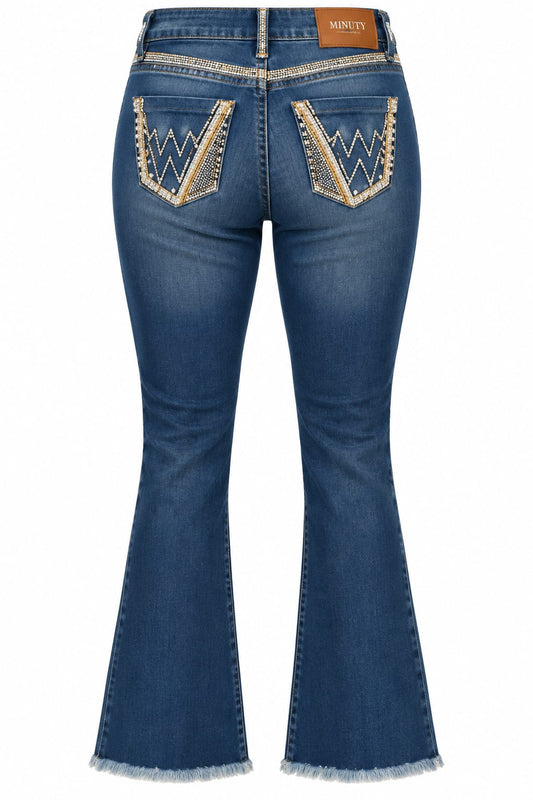 Calça Flare Blue Ranch