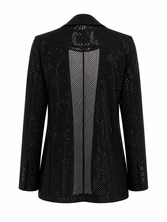 Blazer em Cristais bordado Night