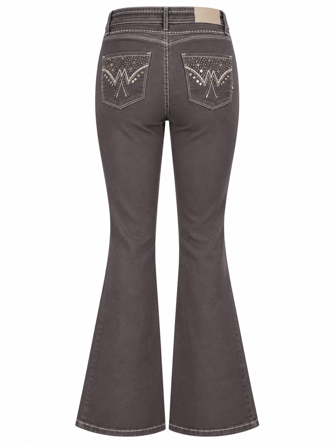 Calça Jeans Flare Crystal