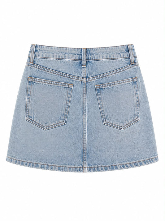 Saia Jeans Kory Dois Cós