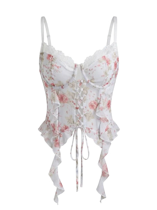 Corset Carvelo Em Renda