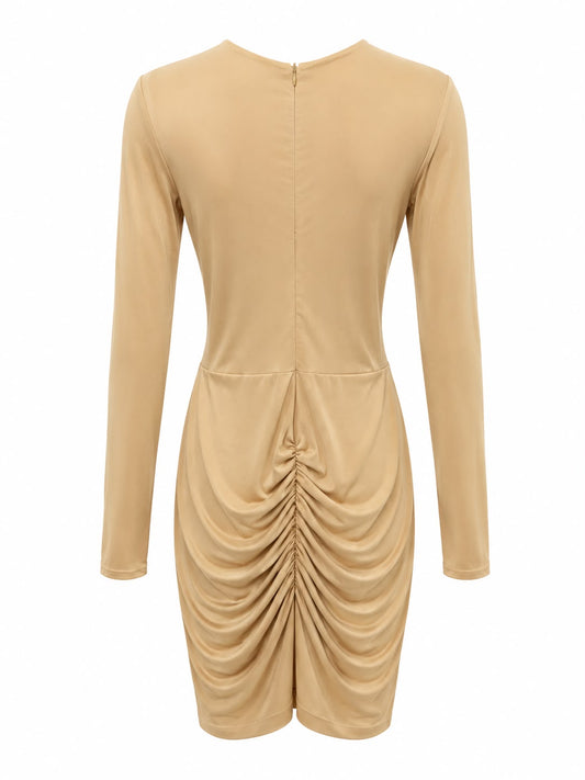 Vestido Drapeado Curto