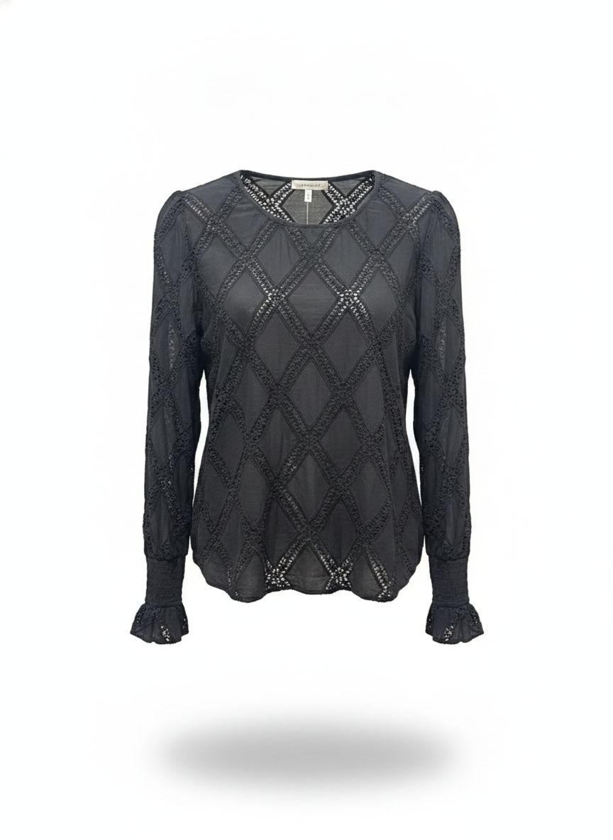 Blusa Voli Manga Bufante