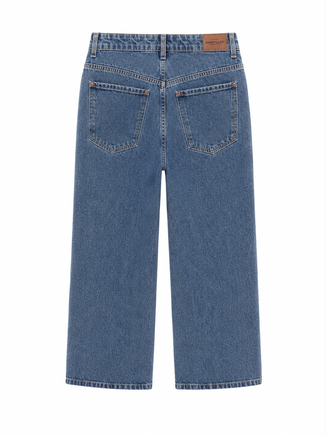 Calça Mon Cintura Baixa Escura