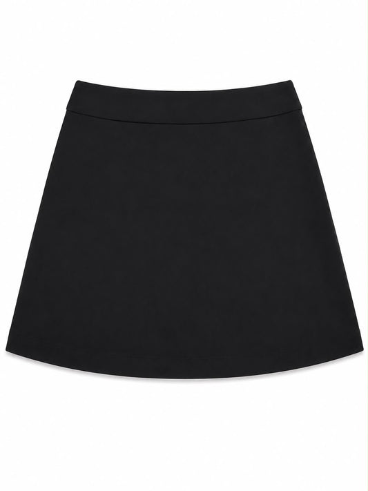 Saia Pregas Faixa Elegante
