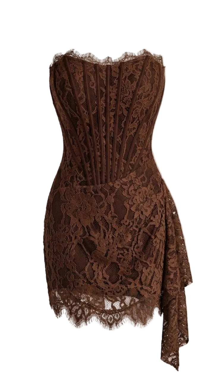 Vestido Lace Drape