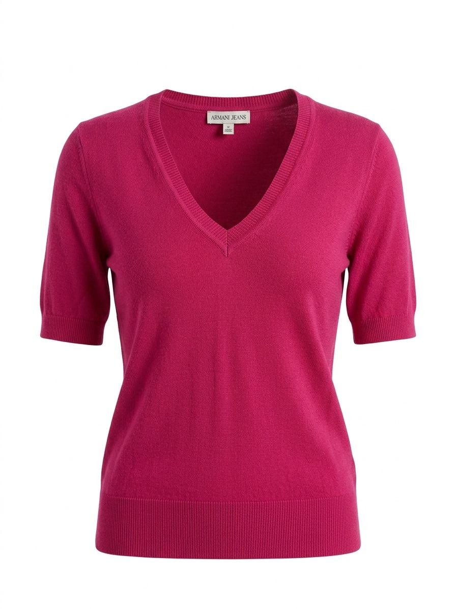 Blusa Tricot Gola V