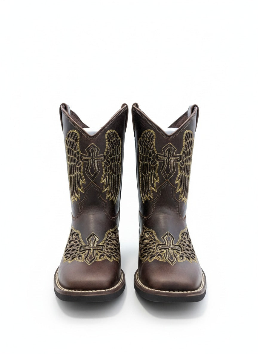 Bota Infatil Wl Asa Couro