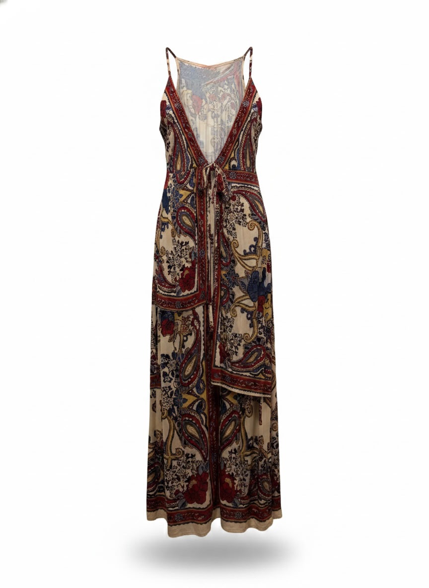 Vestido Cropped Lenço