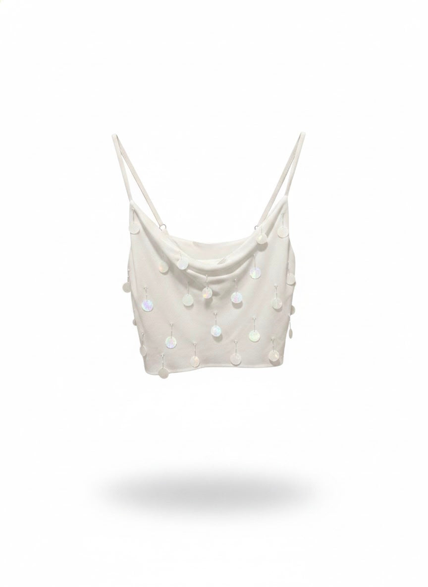 Top Bordado Lantejola
