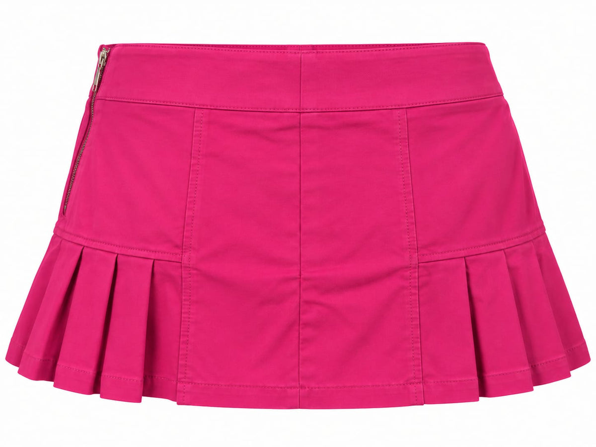 Mini Saia Couro