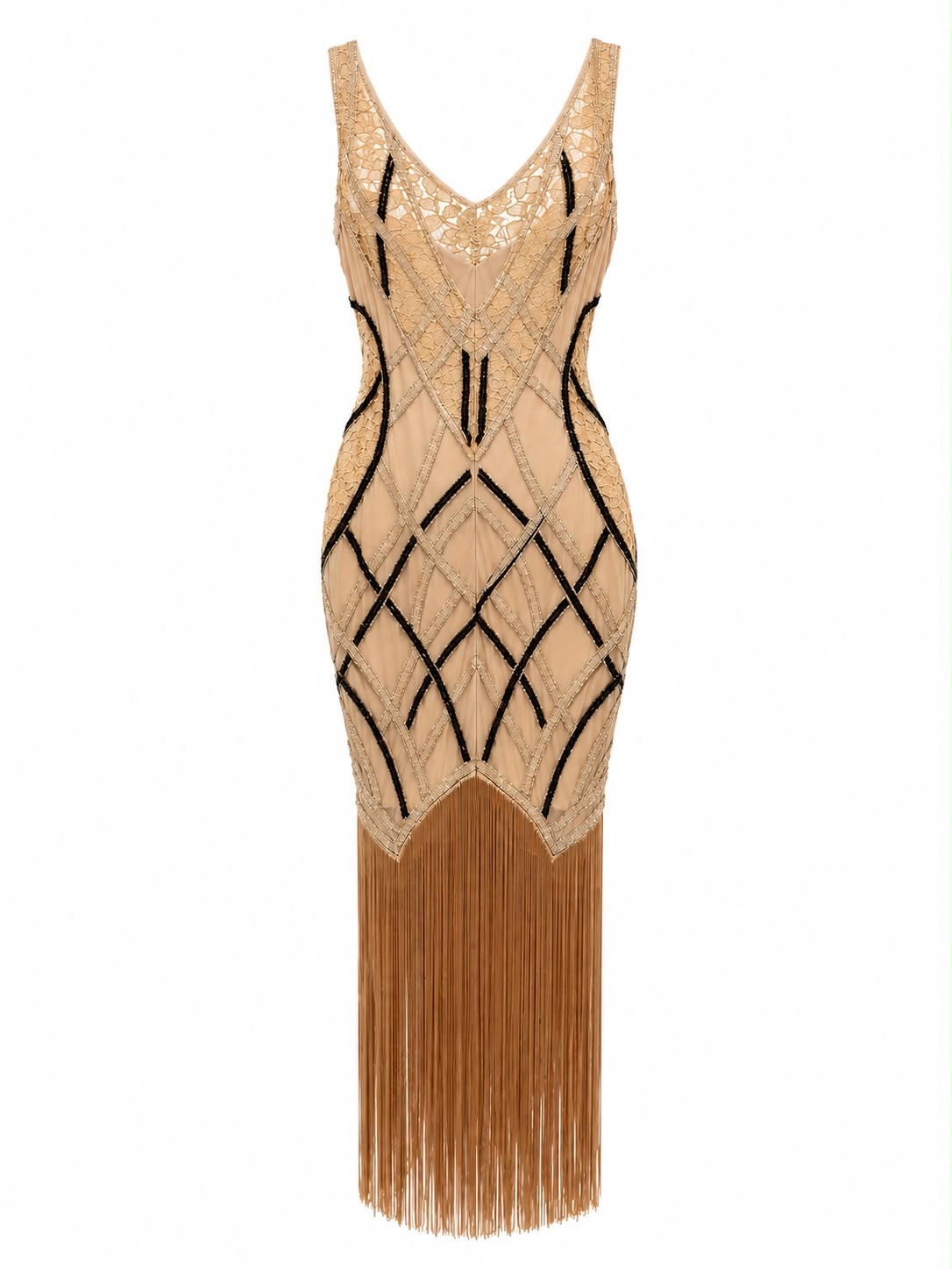 Vestido Luxo de Festa com Bordado Pedraria
