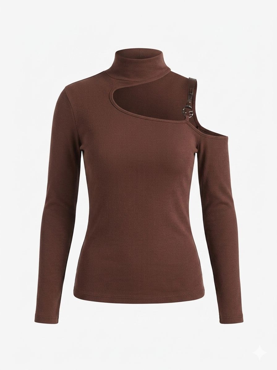 Blusa Alça Couro Eco WL