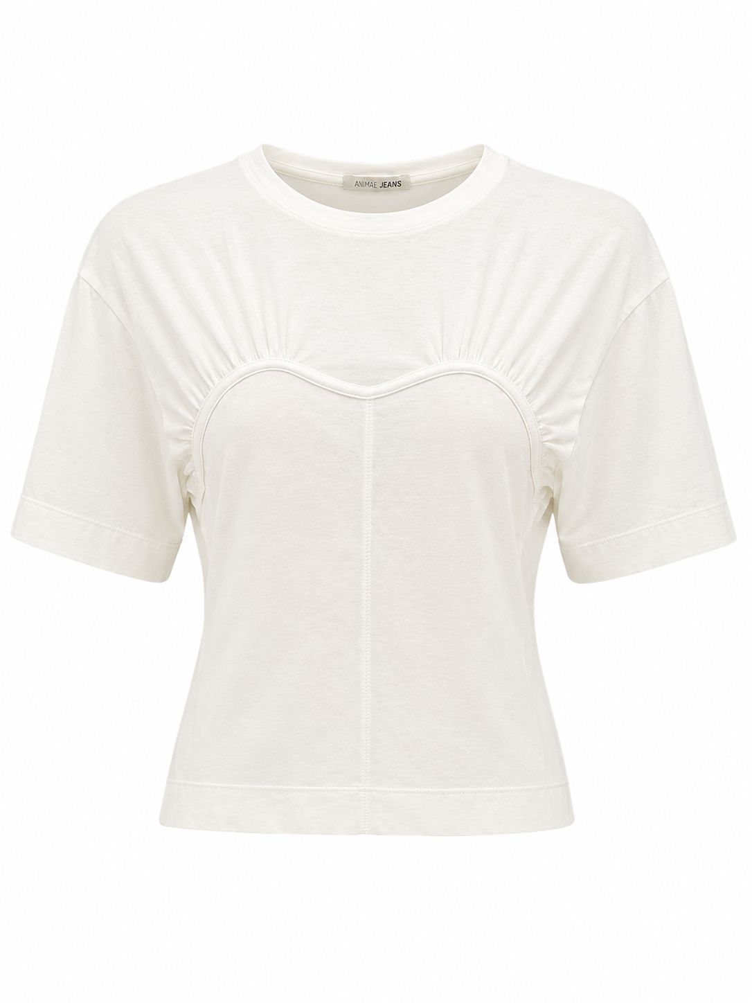 T-shirt Top Sobreposto