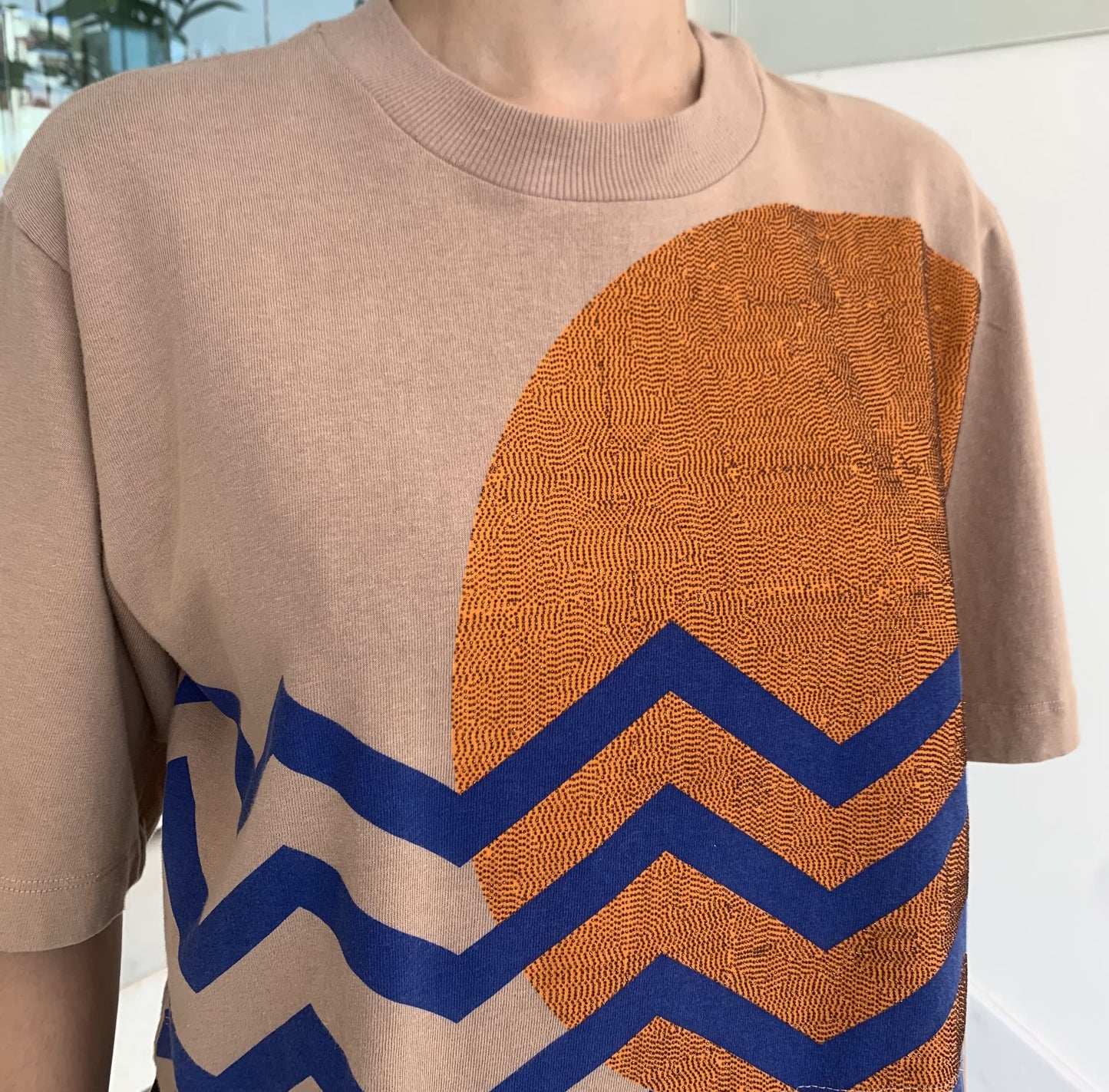 Gray cropped t-shirt by Wanessa Lopez Concept, featuring a stylish design and comfortable fit.