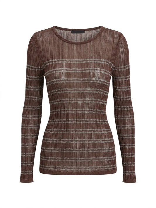 Blusa de Tricot Plissado