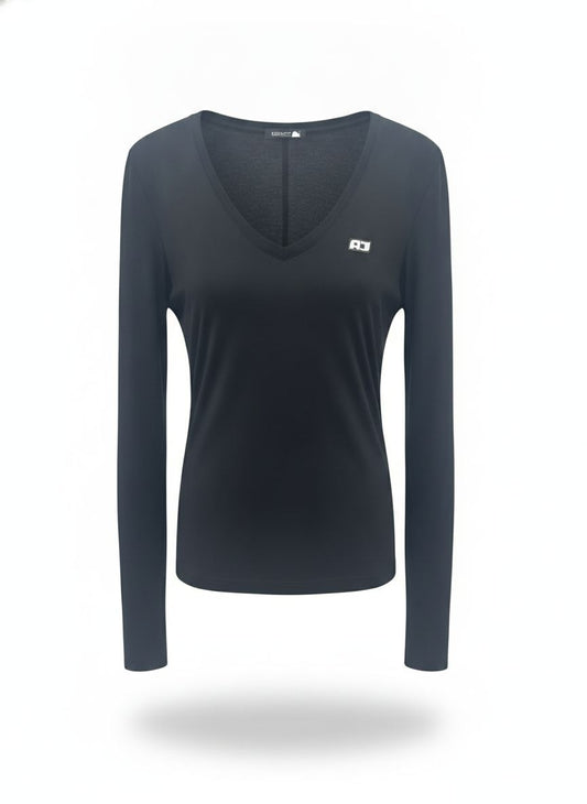 Blusa Maga Longa Decote V