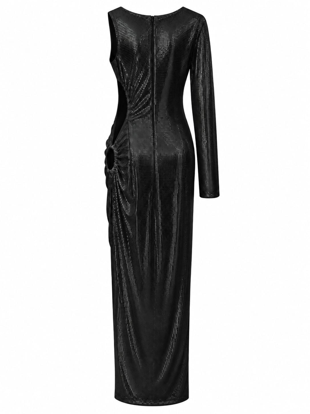 Vestido Longo Brilho Nula Manga