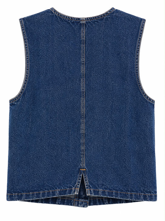 Jaqueta Jeans Escuro Damyller