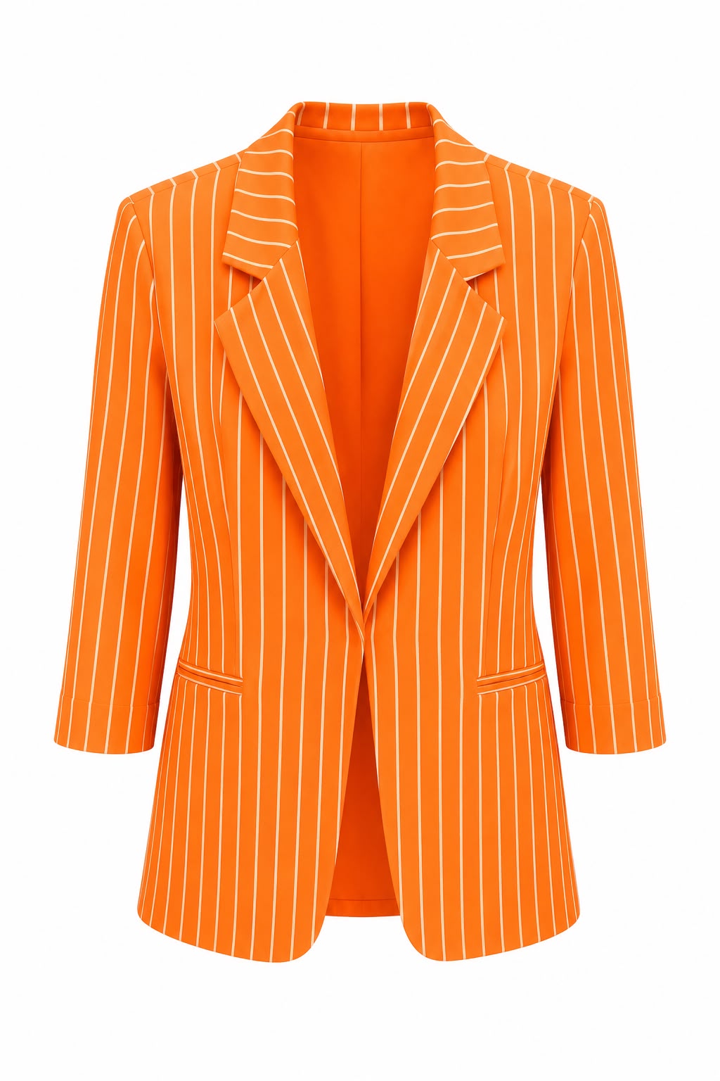 Blazer Linho Risca De Giz