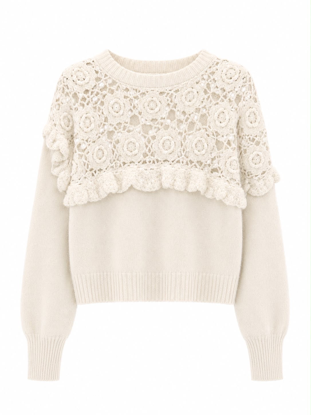 Cardigan Tricot Artesanal Crochet