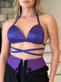 Top Roxo (Sutiã)