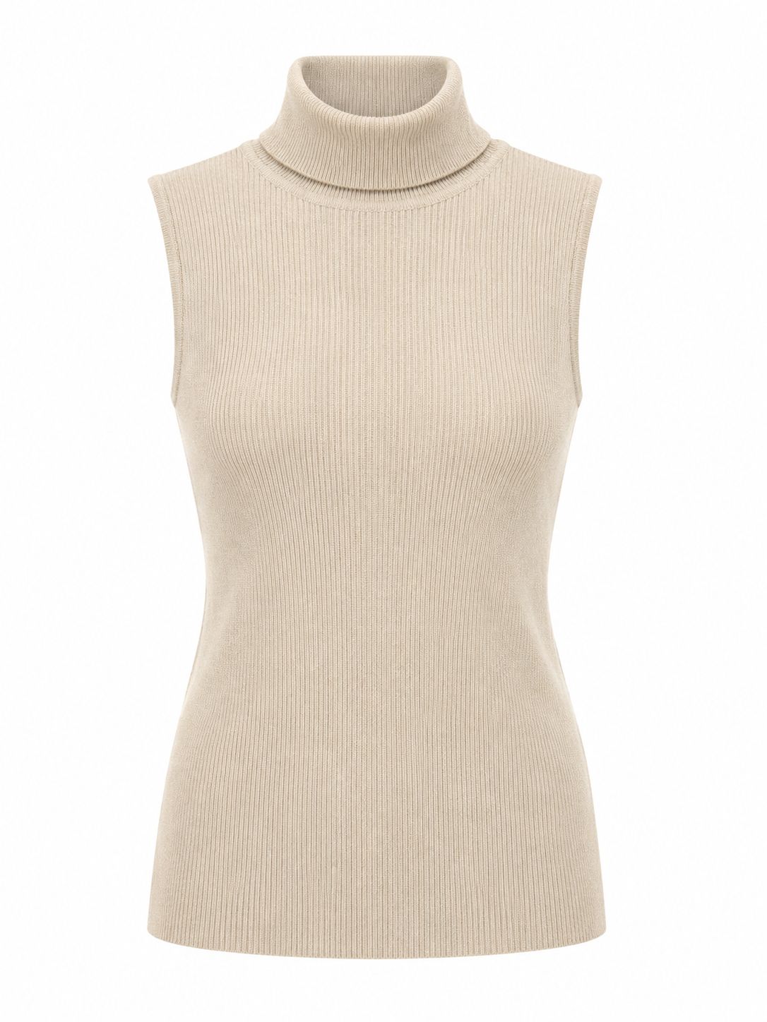 Regata De Tricot Gola Alta Lurex