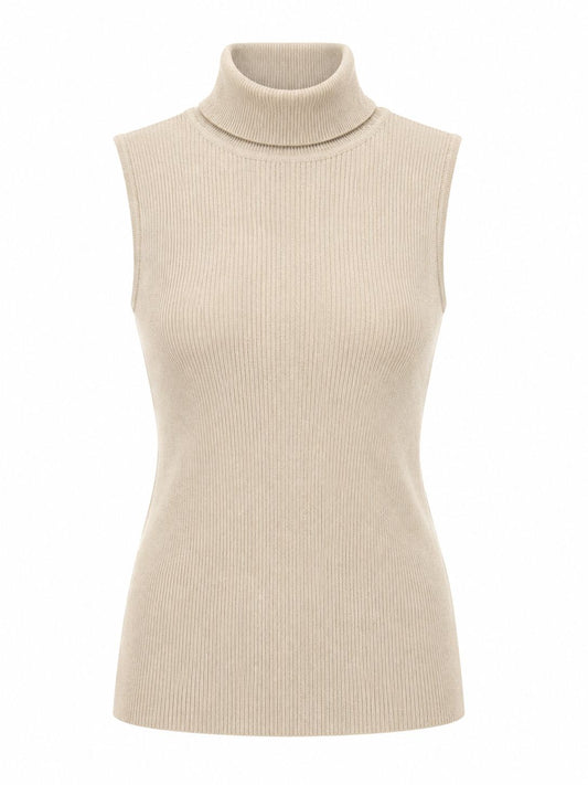 Regata De Tricot Gola Alta Lurex