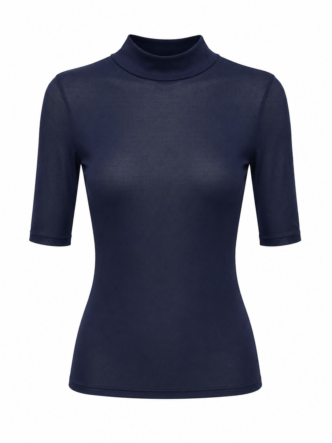Blusa De Tule Manga Curta
