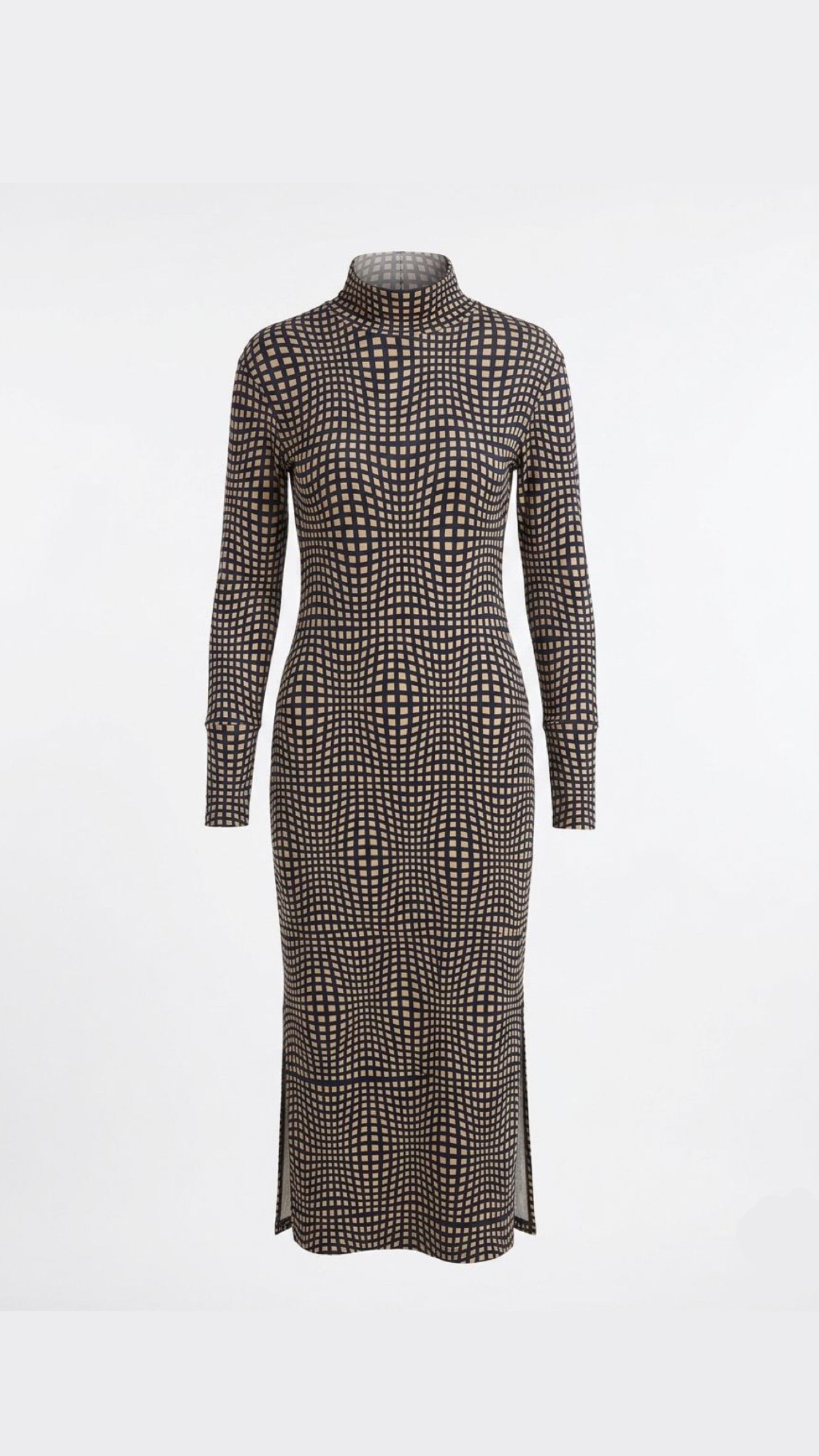 Vestido Longo Xadrez