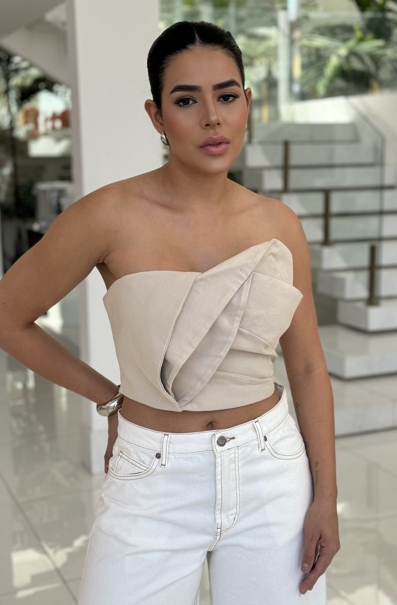 Cropped Origame Charry