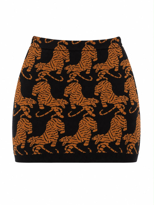 Saia Cropped Tigres Copacabana