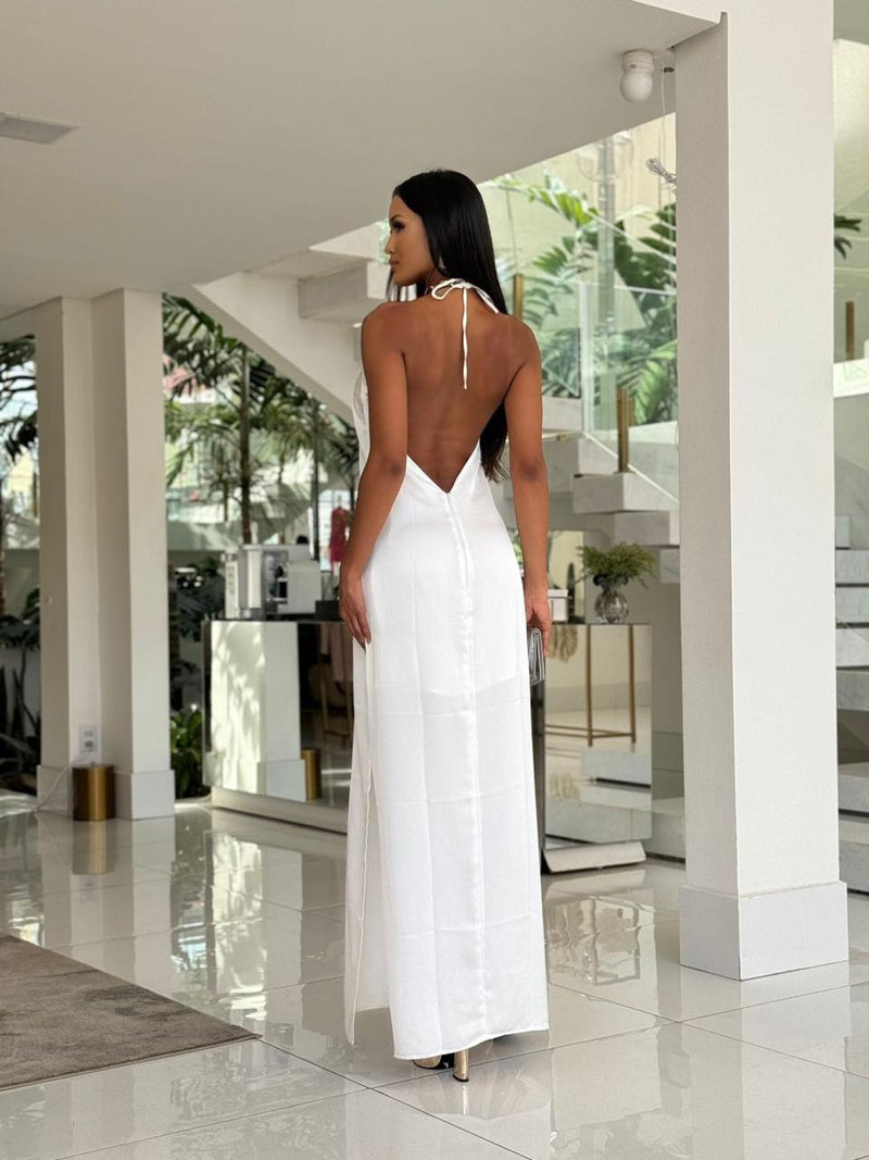 Vestido Longo Cetim