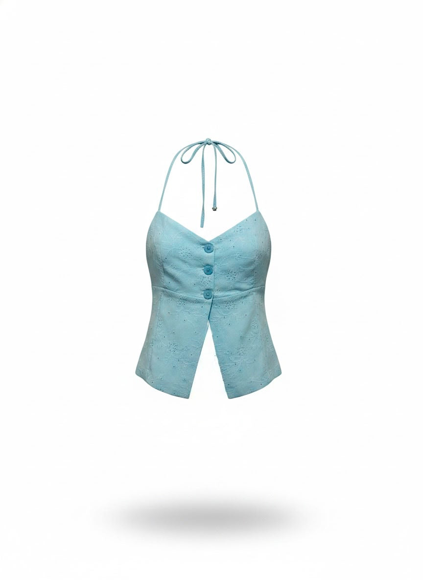 Blusas 3 Botões  Linho