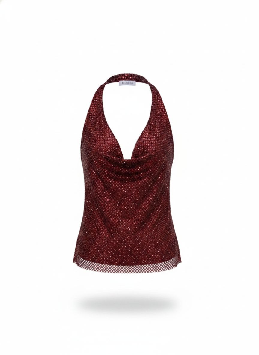 Blusa Em Cristais