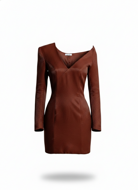 Vestido Estruturado de Manga