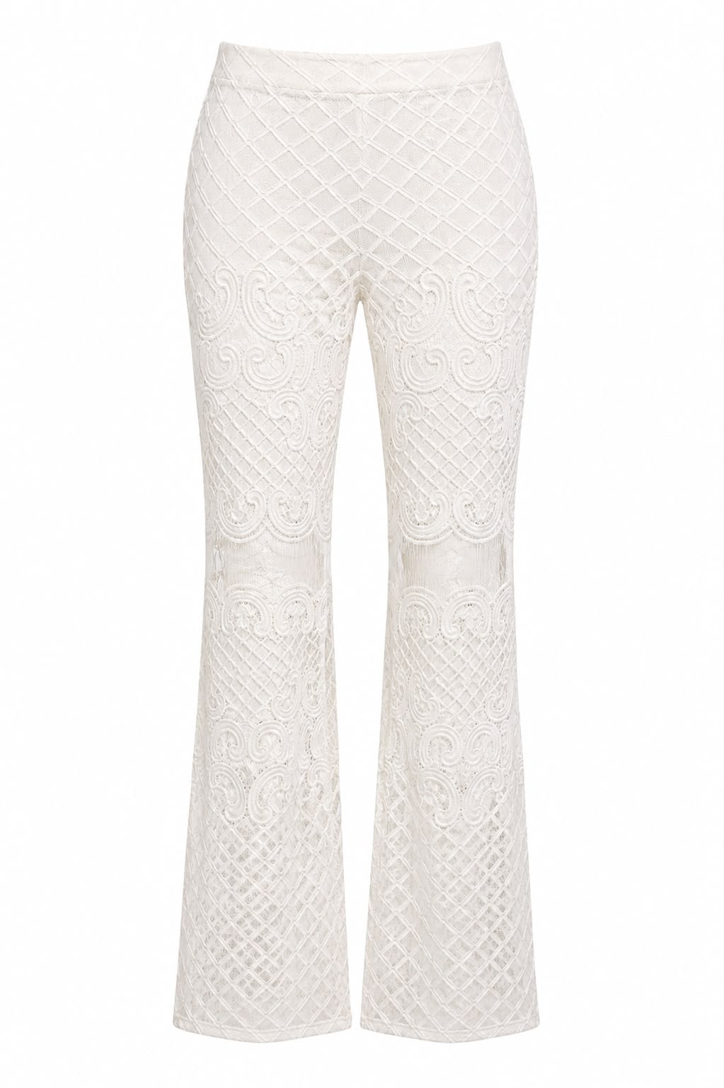 Calça Pantalona de Renda Splash
