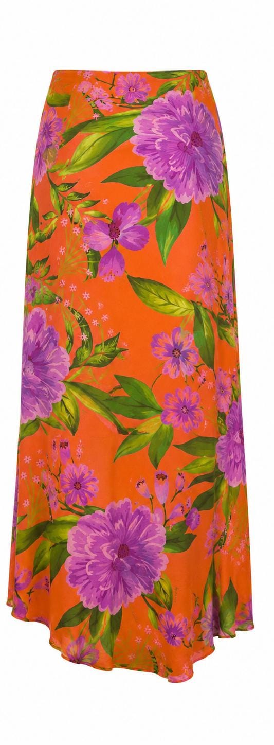 Saia Cropped Floral Bem me Quer