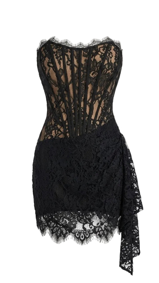 Vestido Lace Drape