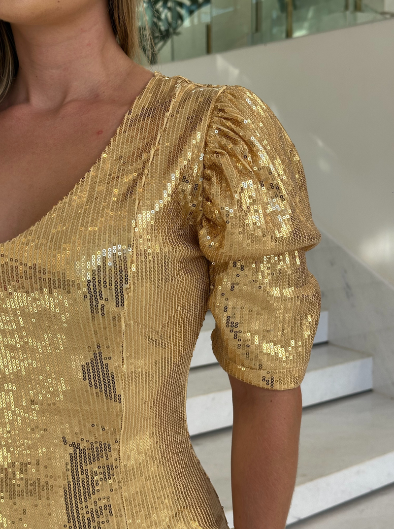 Vestido Lantejola Princesa
