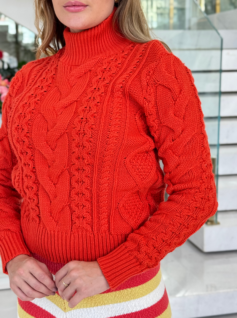Blusa de Lã Laranja