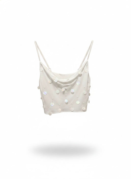 Top Bordado Lantejola