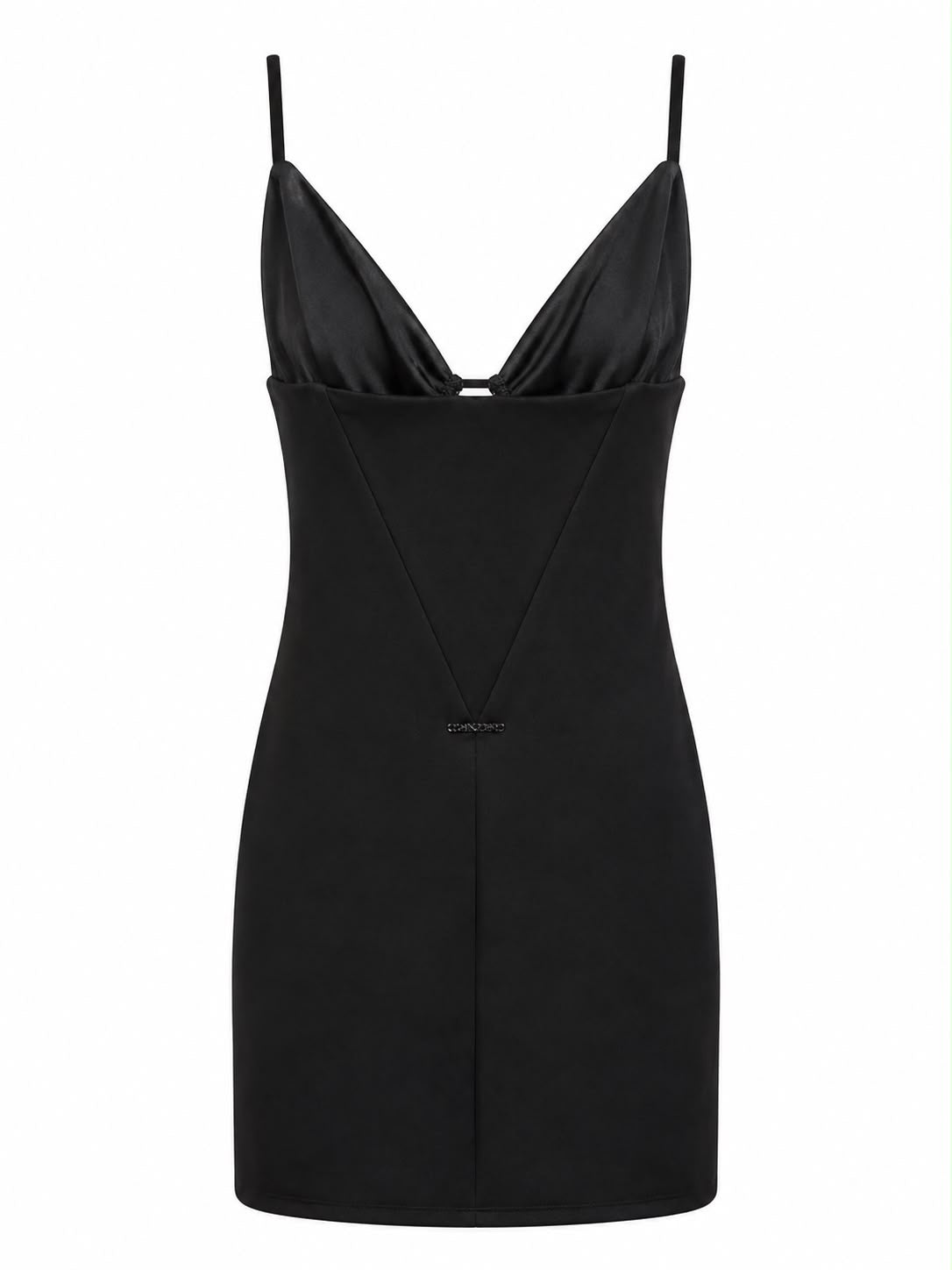 Vestido Span com Transparencia no Centro
