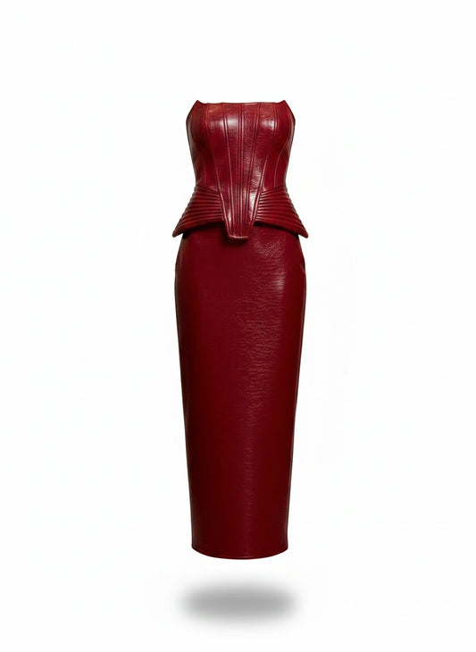 Conjunto Longo Eco Corset e Saia