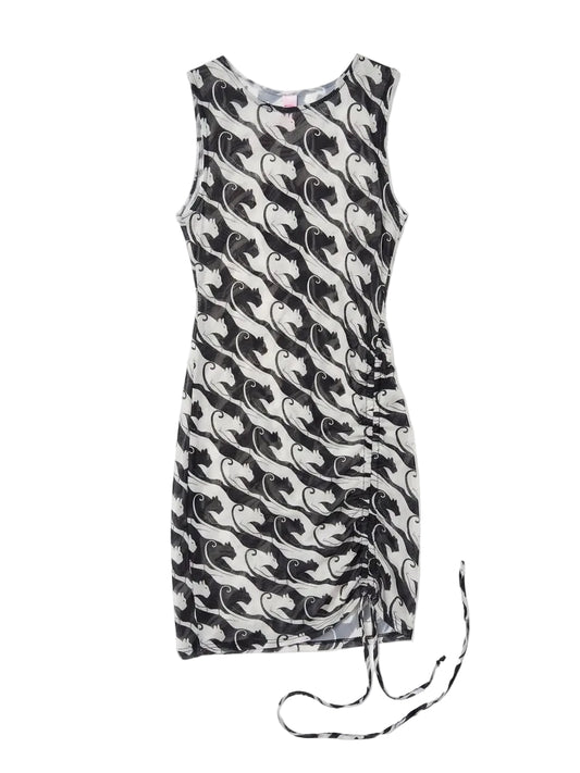 Vestido Tule Pantera Da Noite