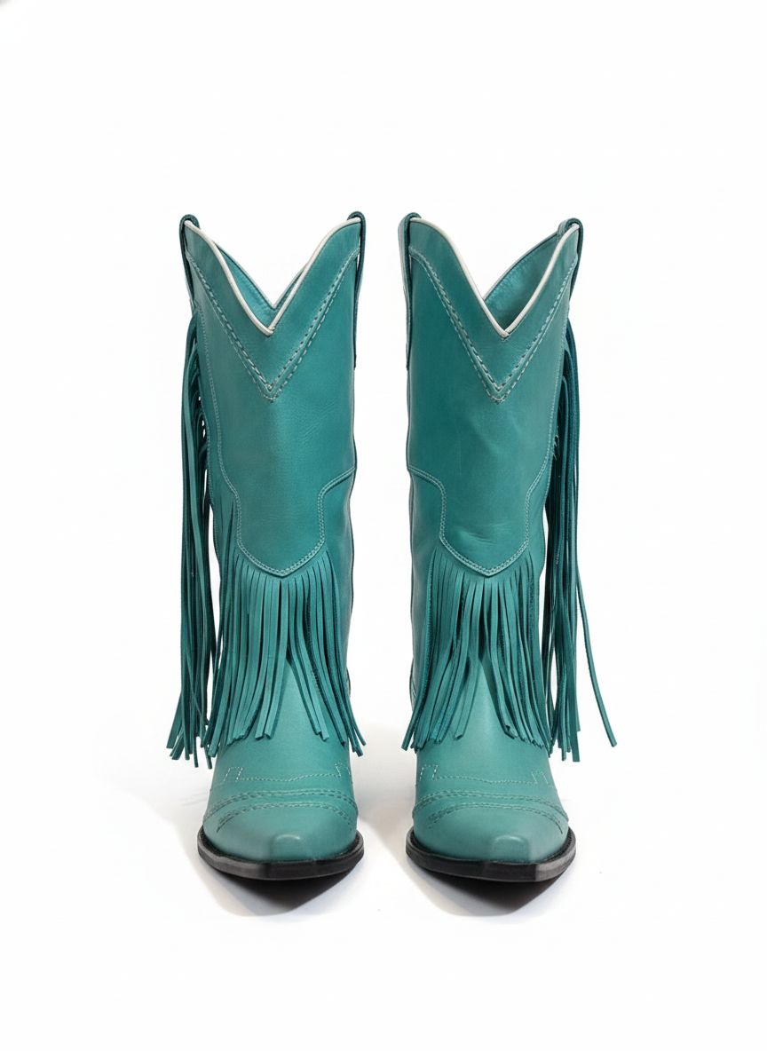 Bota Franja Wl Couro