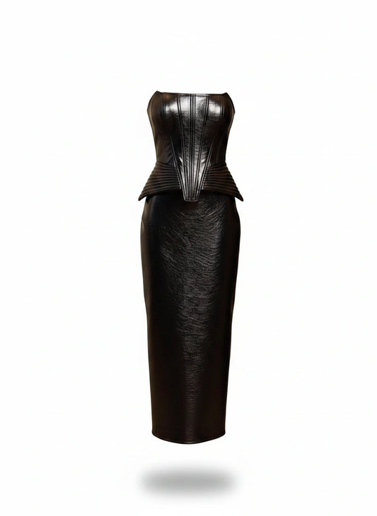 Conjunto Longo Eco Corset e Saia