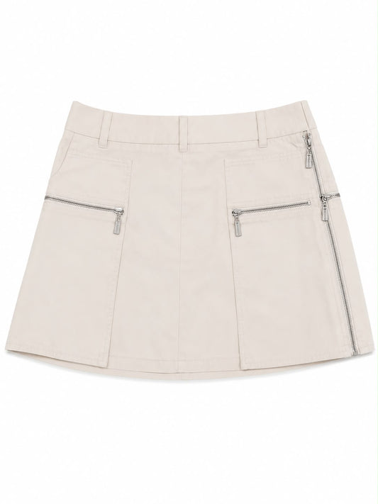 Short Saia de Nylon Zíper